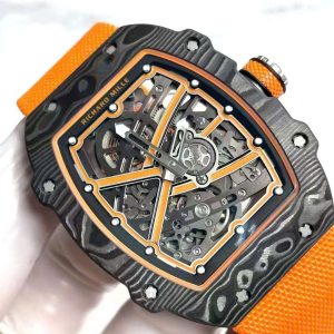 Richard Mille RM67-02 Carbon Best Replica Watch Weight 37 Grams Ultralight Orange 38.7×47 (2)