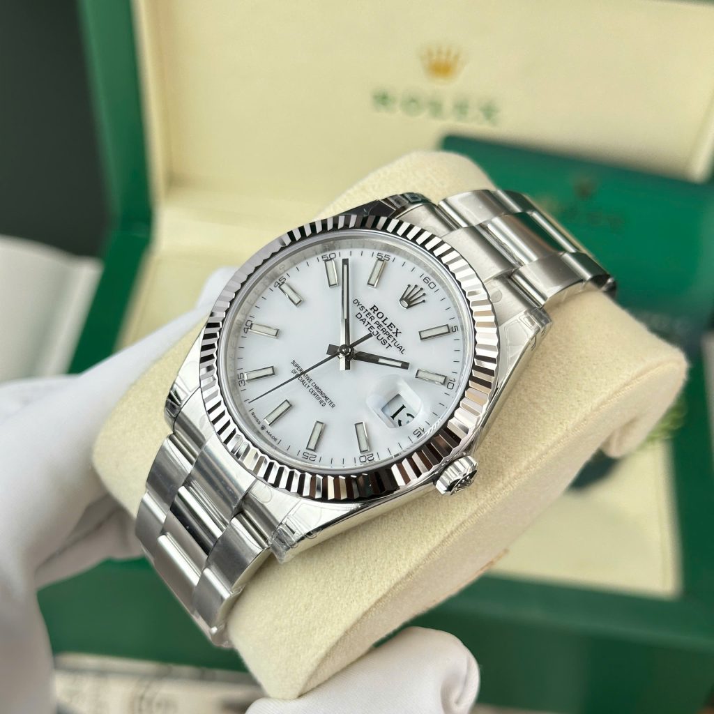 Rolex DateJust 126334 Best Replica Watch Dial White Oyster Strap VS Factory 41mm (2)