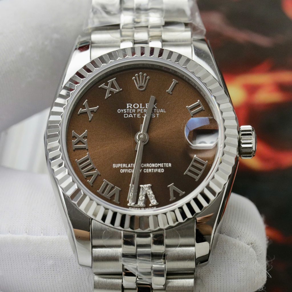 Rolex DateJust 178274 Replica 11 Watch Brown Dial Jubilee Strap 31mm (2)