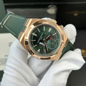 Vacheron Constantin Replica 11 Watch Overseas Dual Time 7900V Green Dial PZ Factory 41mm (2)