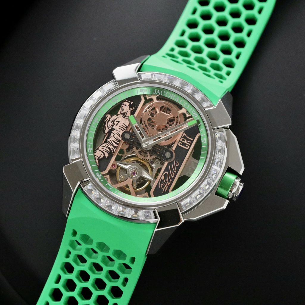 Jacob & Co Heart Of CR7 Replica 11 Watch Green 44mm (1)