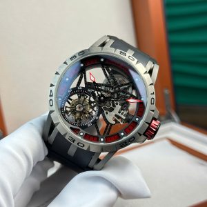 Roger Dubuis Excalibur Spider Titanium RDDBEX0545 Replica Watch Red BBR Factory 45mm (2)