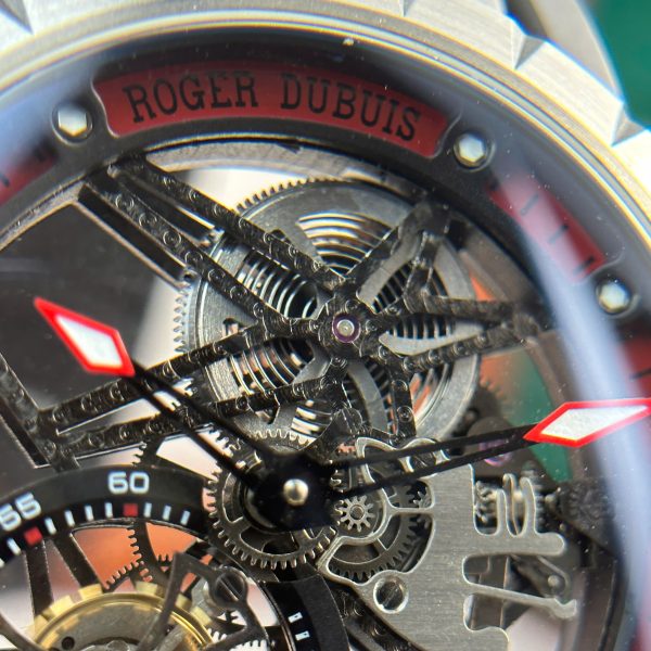 Roger Dubuis Excalibur Spider Titanium RDDBEX0545 Replica Watch Red BBR Factory 45mm (2)