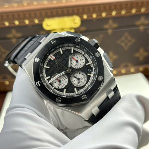 Audemars Piguet Replica Watch Royal Oak Offshore Chronograph 26420 Black Dial APP Factory 43mm (2)