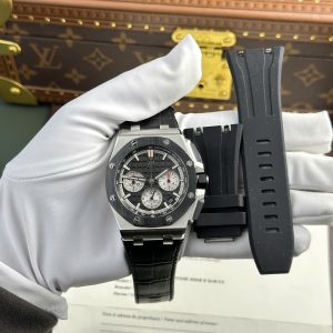 Audemars Piguet Replica Watch Royal Oak Offshore Chronograph 26420 Black Dial APP Factory 43mm (2)