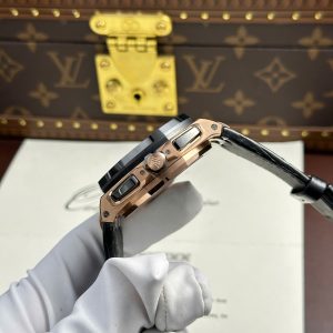 Audemars Piguet Royal Oak Offshore Chronograph 26420 Rose Gold Replica Watches Black Dial APP Factory 43mm (2)