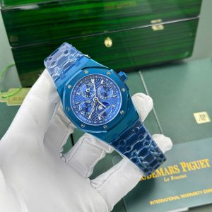 Audemars Piguet Royal Oak Perpetual Calendar 26579CS Replica 11 Watch Blue BBR Factory 41mm (2)