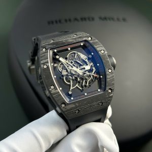 Richard Mille RM055 Bubba Watson Carbon Best Replica Watch Rubber Strap APS Factory 42.7x49 (2)