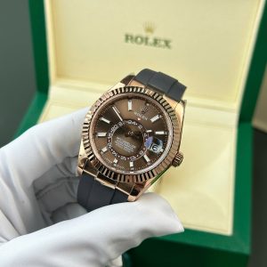 Rolex Best Replica Watch Sky-Dweller 326235 Chocolate Dial Weight 190 Gram ZF Factory 42mm (1)