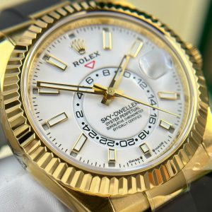 Rolex Sky-Dweller 326238 Replica Watch White Dial Weight 190 Gram ZF Factory 42mm (2)