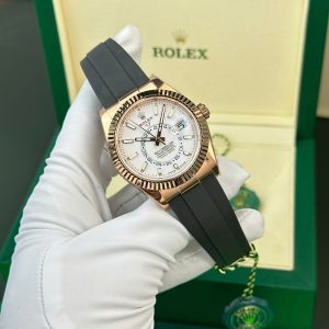 Rolex Sky-Dweller 336235 White Dial Replica 11 Watch Weight 190 Gram ZF Factory 42mm (2)