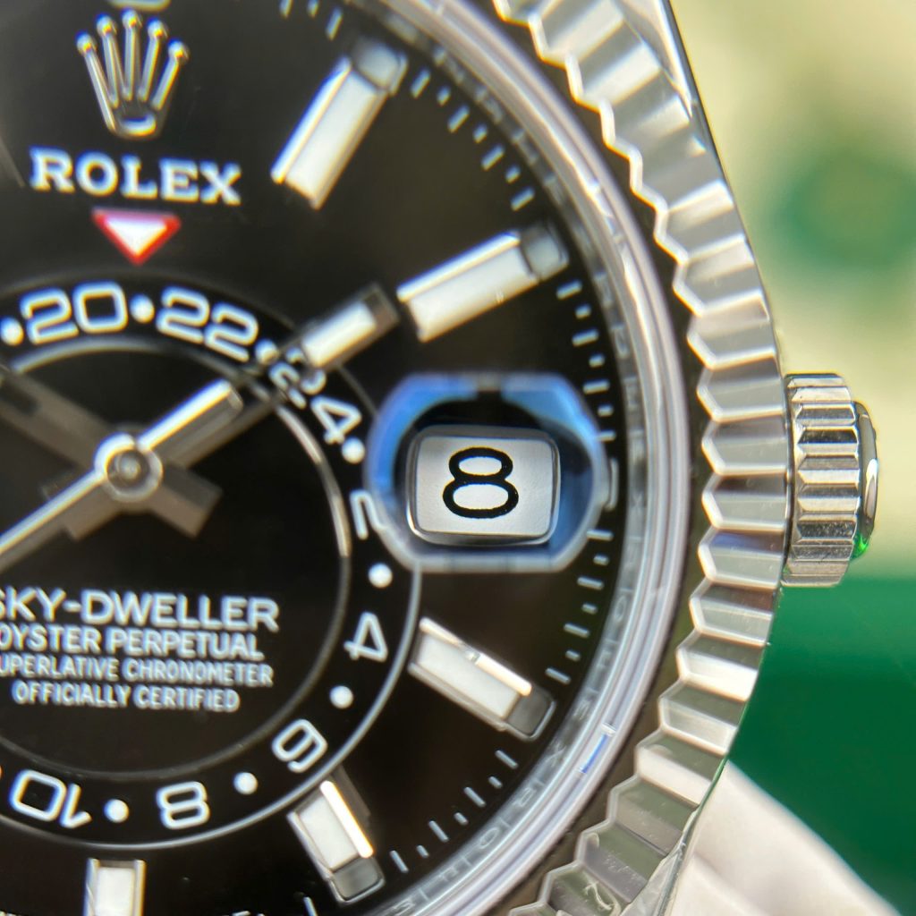 Rolex Sky-Dweller 336239 Black Dial Replica Watch Weight 190 Gram ZF Factory 42mm (8)