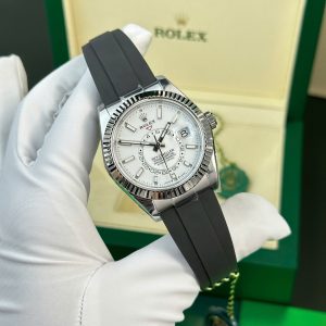 Rolex Sky-Dweller 336239 White Dial Replica Watch Weight 190 Gram ZF Factory 42mm (2)