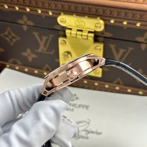 Audemars Piguet 26600 Tourbillon Openworked Replica 11 Watch Black Leather Strap 41mm (2)