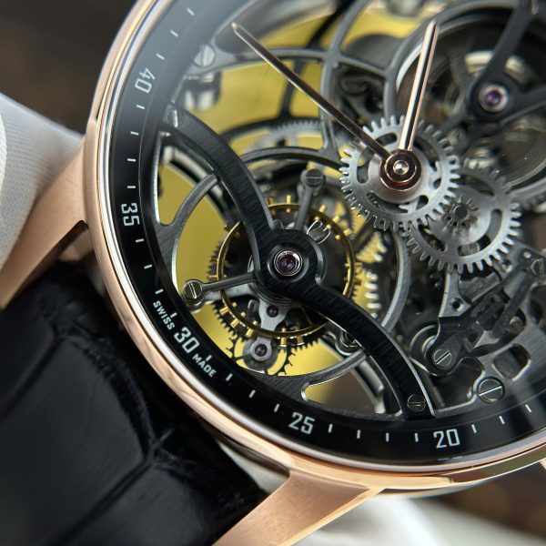 Audemars Piguet 26600 Tourbillon Openworked Replica 11 Watch Black Leather Strap 41mm (2)