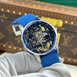 Audemars Piguet 26600 Tourbillon Openworked Replica 11 Watches Blue 41mm (2)